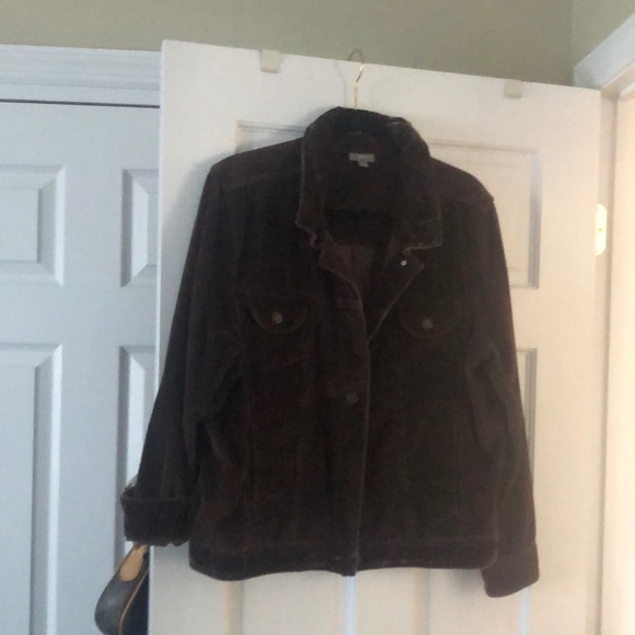 J. Jill Jackets & Blazers - JJill brown cord jacket …XL